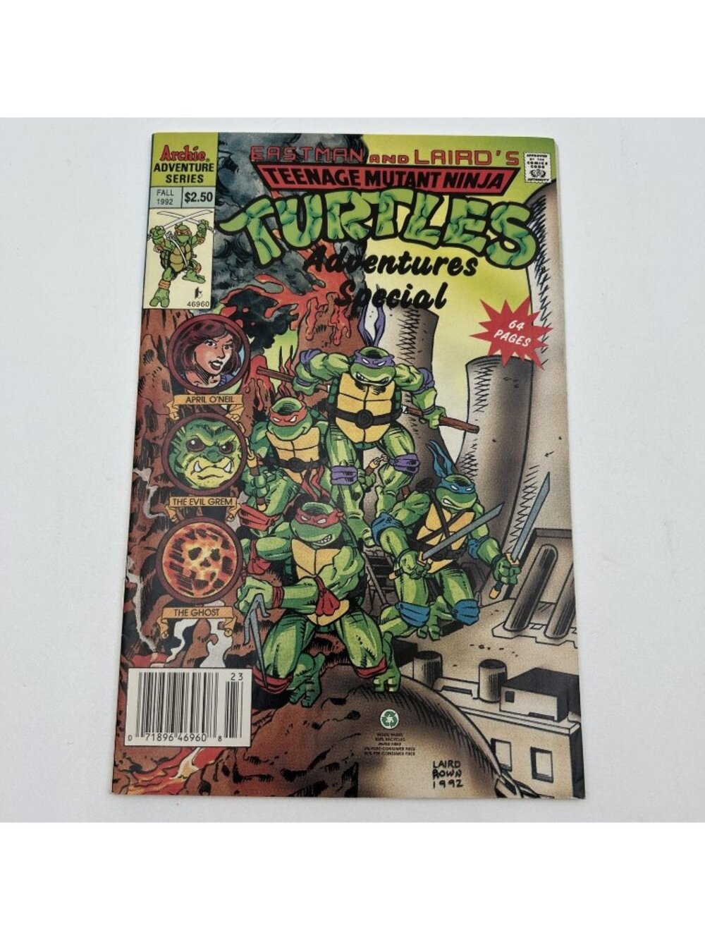 Teenage Mutant Ninja Turtles Adventures Special #2 Archie Comics Eastman